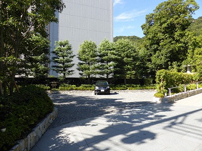 竹中大工道具館駐車場