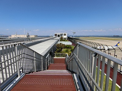 神戸空港屋上展望デッキ