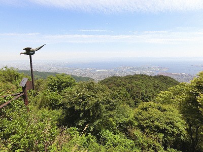 東方面の眺め：大阪湾沿岸