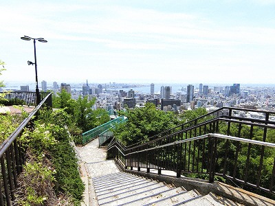 諏訪山公園ビーナステラスからビーナスブリッジ