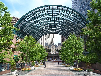 ガラス屋根