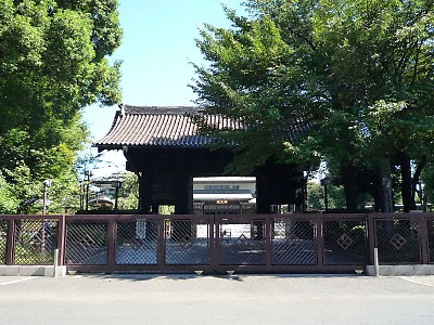 寛永寺旧本坊表門